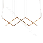 Pendant design lamp  Pipeline by ANDlight (Gold)