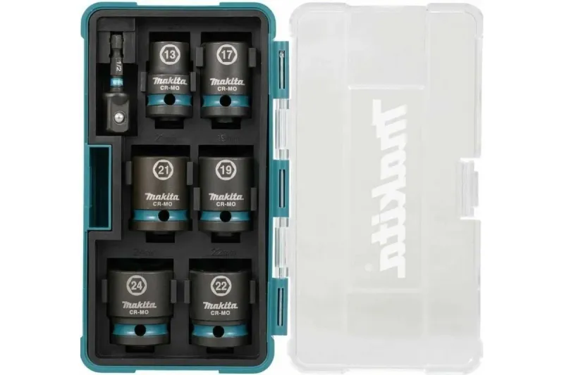 Набор ударных головок Makita E-16592, 1/2″, 7 предметов