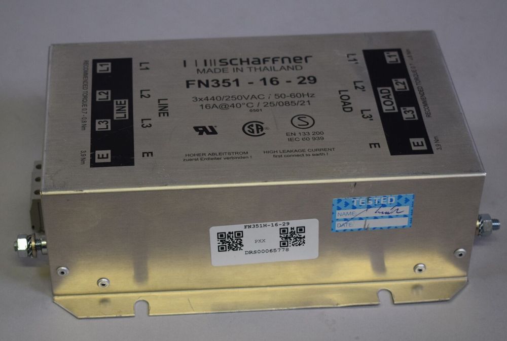 SCHAFFNER FN351H-16-29 SCHAFFNER FN351H-16-29