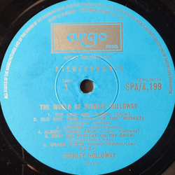 Виниловая пластинка Stanley Holloway ‎– The World Of Stanley Holloway LP