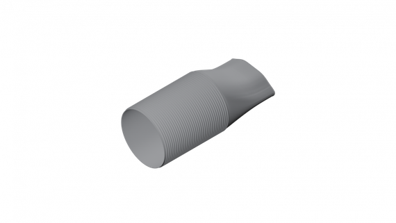 Flexag PPWP/125/1xAT пленум вентиляционный прямой, D125, на 1 выход AT