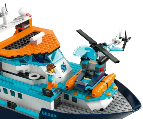Конструктор LEGO City 60368 Корабль «Исследователь Арктики»