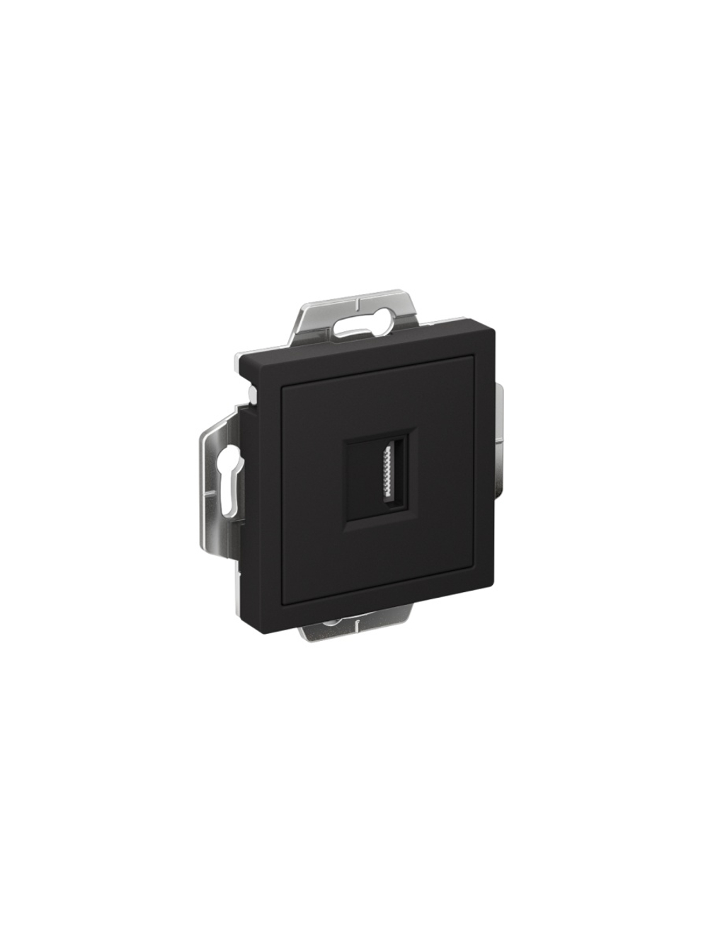 Розетка HDMI AtlasDesign механизм карбон SE ATN001080