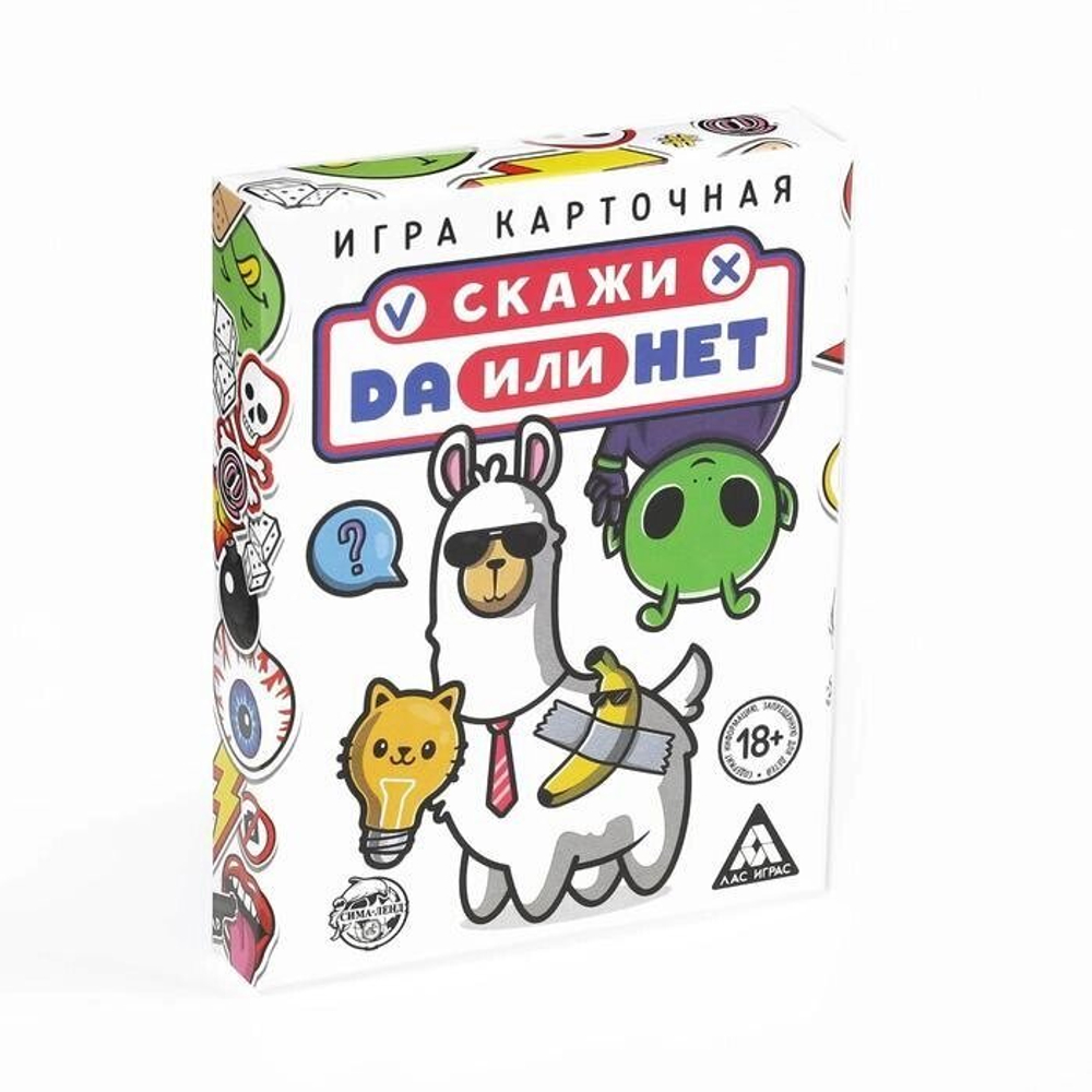 Карточная игра «Да или Нет», 34 карты, 18+