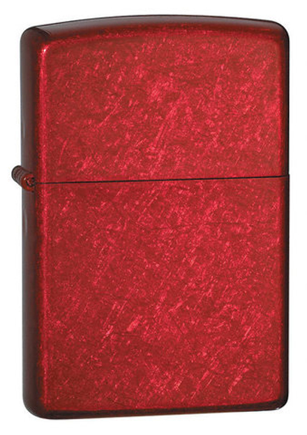 Зажигалка Zippo Candy Apple Red, латунь/сталь, красная, глянцевая