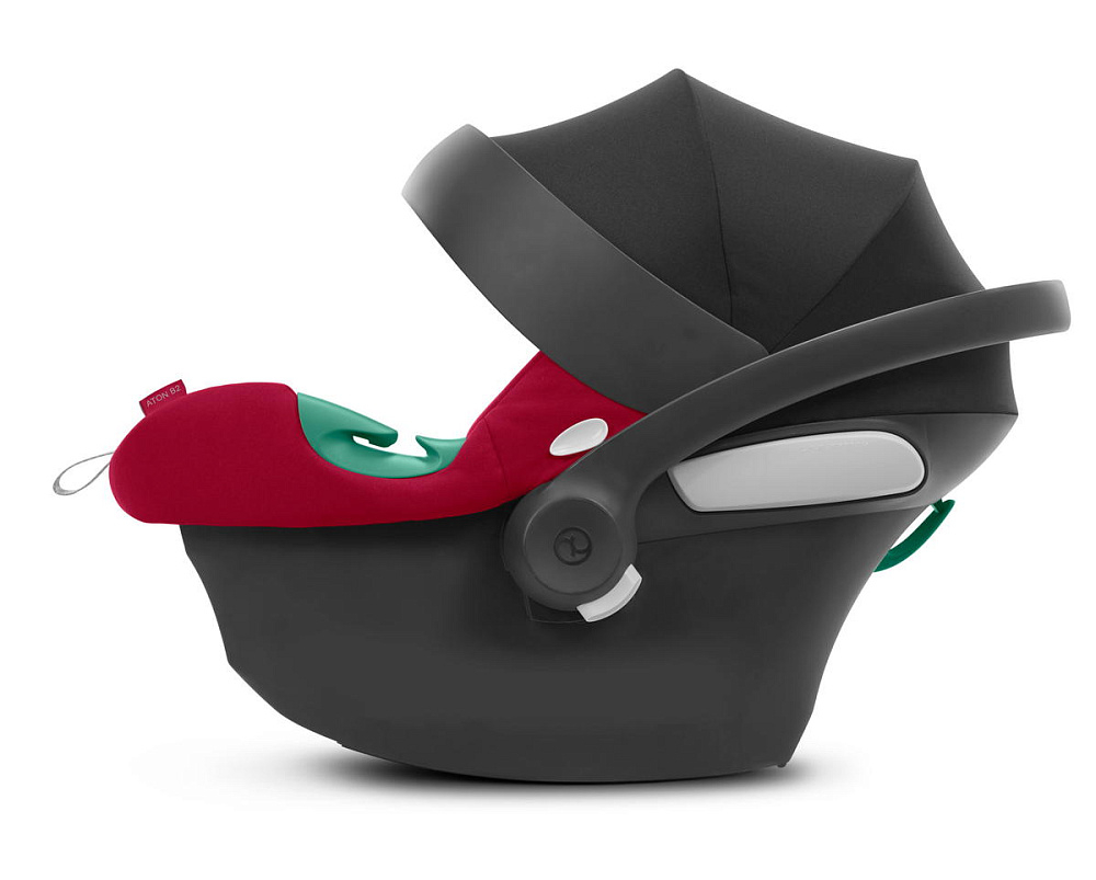 Коляска 3 в 1 Cybex Priam IV Rosegold complete и автокресло Aton B2 i-Size Dynamic Red Leaf Green