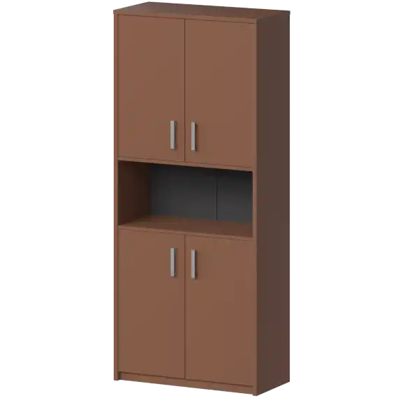 Шкаф с нишей А-312 Терракота 770x370x2000 Арго