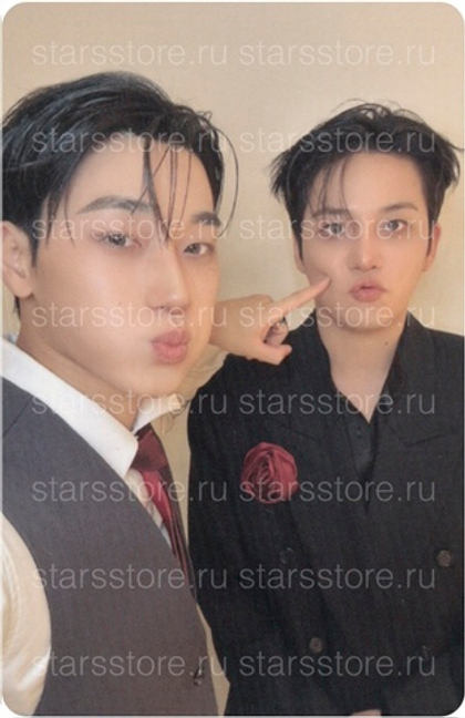 Фотокарта San & Jongho ATEEZ - GOLDEN HOUR : Part.5 (SOUNDWAVE)