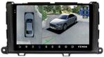 Магнитола для Toyota Sienna 3 2010-2014 - Teyes CC3-2K-360 на Android 10, Быстрая, 2K QLED, CarPlay, 4G SIM-слот, 4 камеры в комплекте