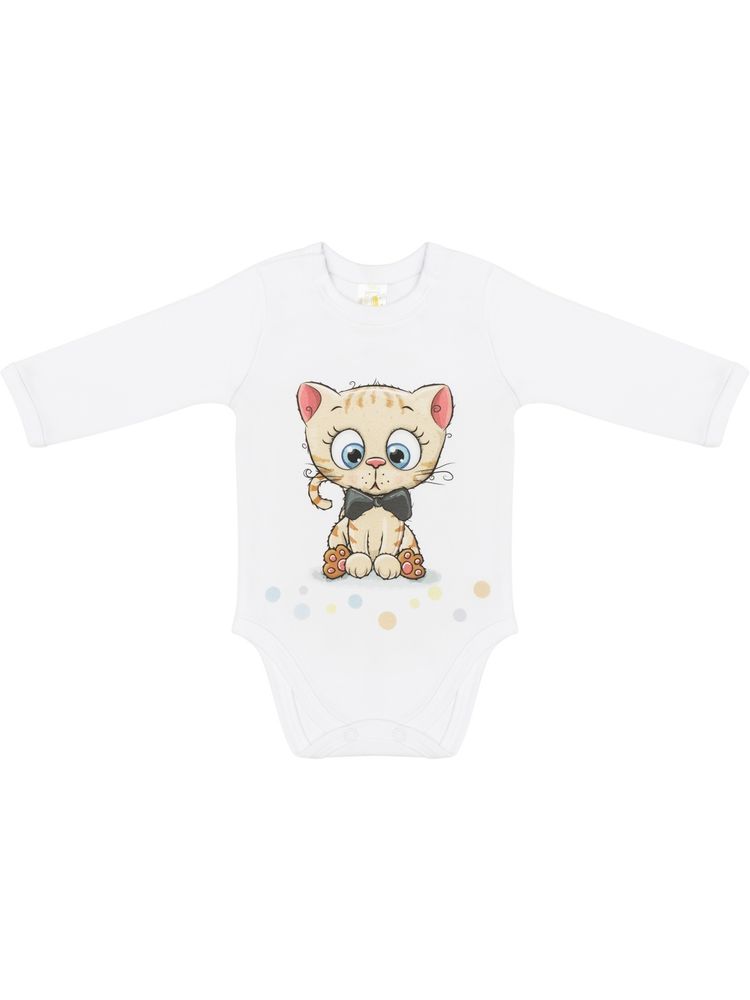 Боди с длинным рукавом "Наш Котик" Luxury Baby