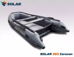 Лодка надувная моторная solar-380 caravan к