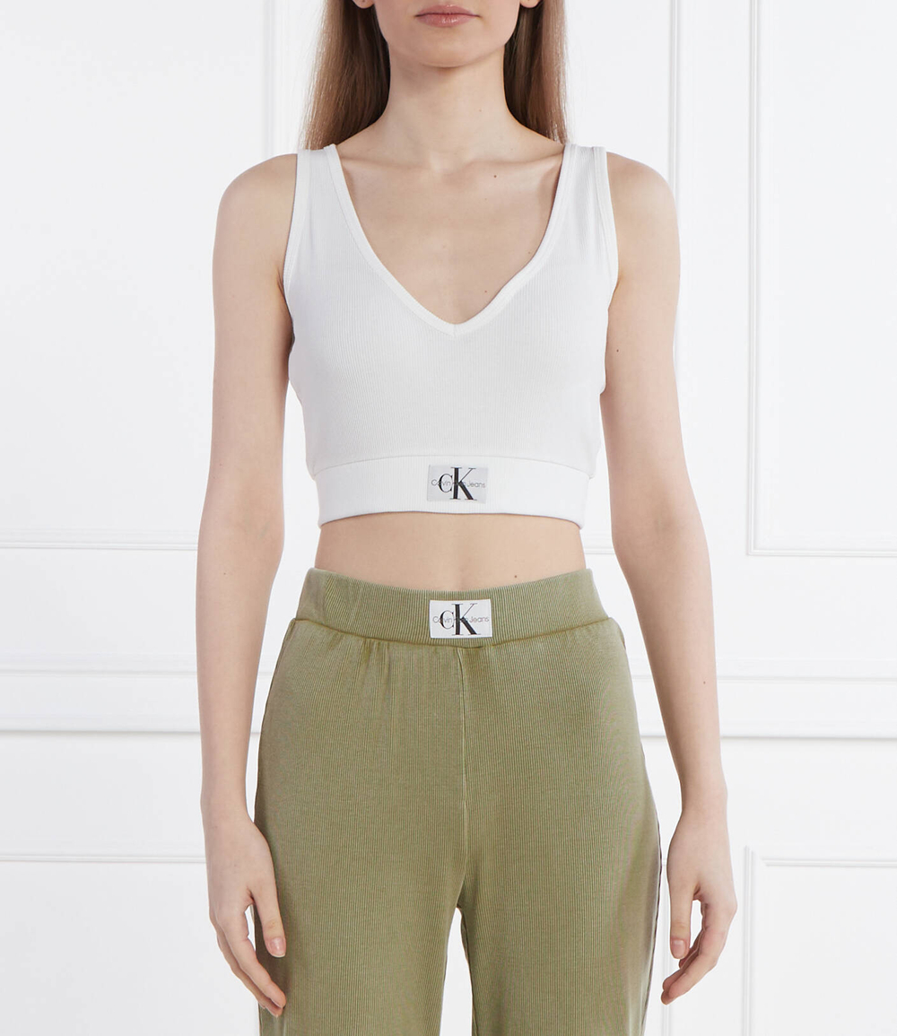 Топ CALVIN KLEIN JEANS - белый(J20J223356)