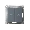Выключатель для жалюзи двухклавишный Systeme Electric AtlasDesign Грифель ATN000719