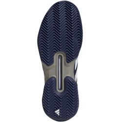 Теннисные кроссовки Adidas Adizero Ubersonic 5 M Clay - dark blue/cloud white/cyber metallic