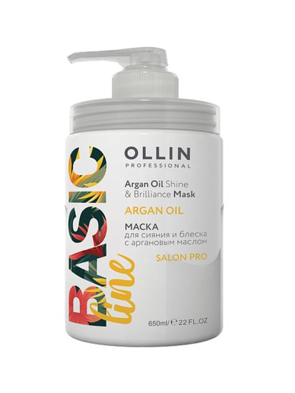 Маска для сияния и блеска с аргановым маслом 650 мл. Ollin