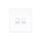 Розетка компьютерная RJ-45 Cat 6 2-я Systeme Electric Infinity Арктический лед FSE000188