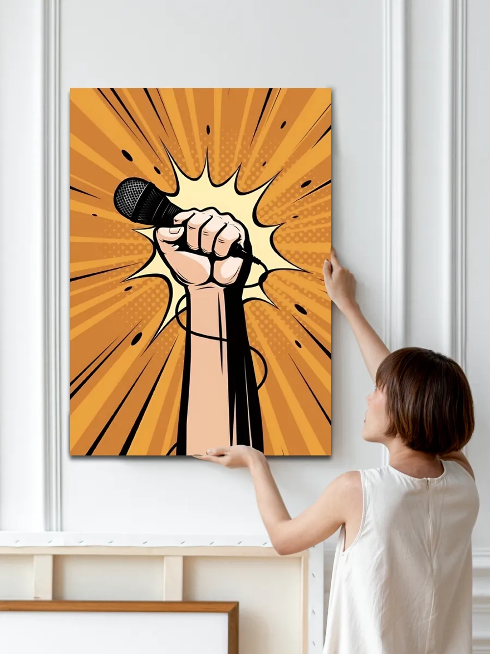 Картина Прорыв звука модульная 50x70см 1шт.
