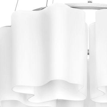 Люстра подвесная 802160 хром/белый Nubi Lightstar