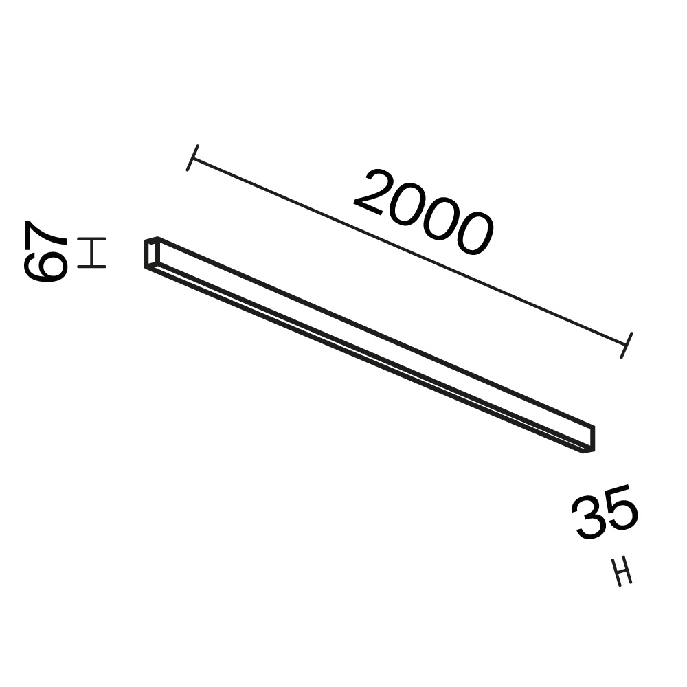 Линейный светильник Technical LL311039