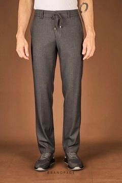 Брюки серые от Brunello Cucinelli BP5-313676