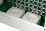 Systeme Electric City9 Box IT корпус встраиваемый с белой дв. 3ряд/36мод 2 розетки