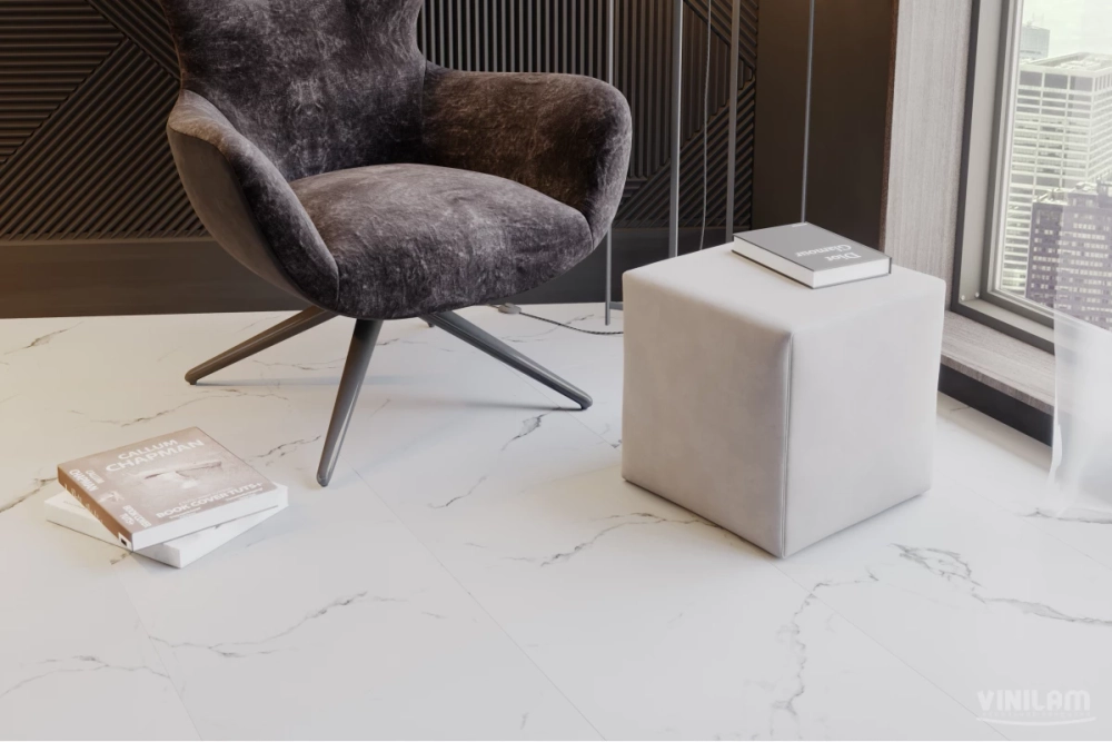 Кварц-винил Клеевой LVT Vinilam Ceramo Stone Glue 950x475 LVT 2,5 мм Итальянский Мрамор 4.513 м2
