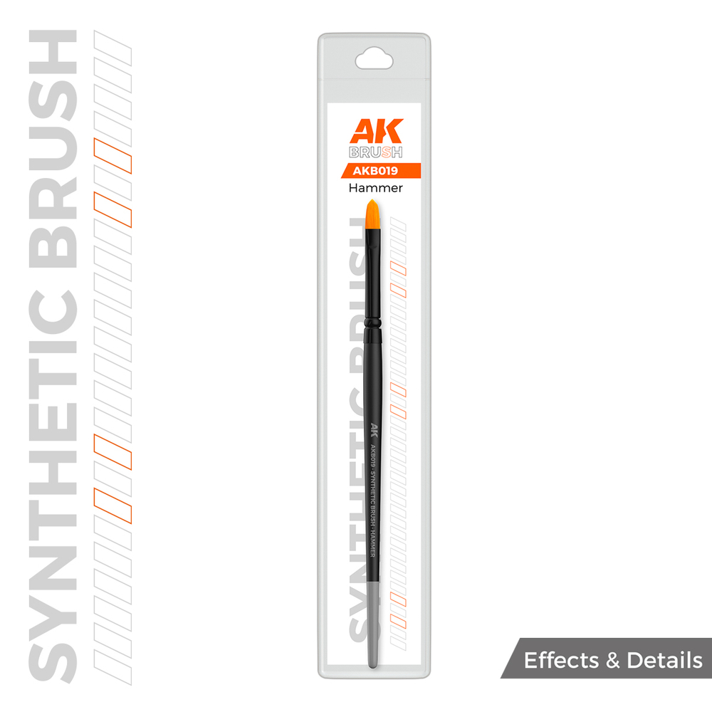 Кисточка AK Interactive Synthetic Brush Hammer