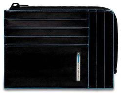 Чехол для кредитных карт Piquadro Blue Square черный кожа (PU1243B2R/N)