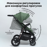 Коляска детская прогулочная BubaGo арт.BG 133-CH-2 MODEL BASS color/ цвет Green/ Зеленый