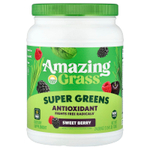 Amazing Grass, суперзелень, антиоксидант, со вкусом сладких ягод, 700 г (1,54 фунта)