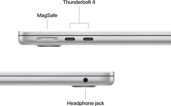 Ноутбук Apple MacBook Air 13 2026 MDH74LL/A (M5 10-Core, GPU 8-Core, 16 ГБ, 512 ГБ), серебристый