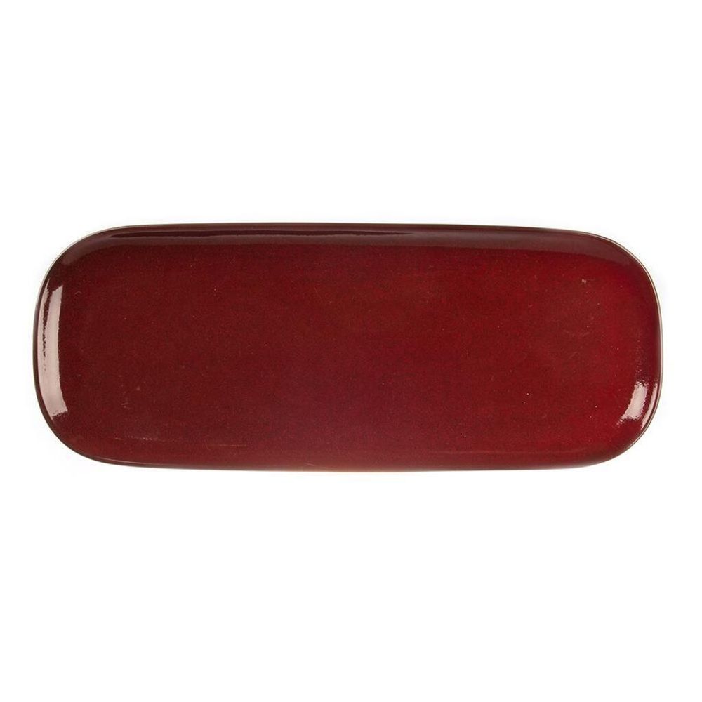 Блюдо овальное 36*14 см h2 см Evolution Dark Red P.L. Proff Cuisine [1]