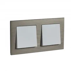 Рамка металлическая на 2 поста Systeme Electric AtlasDesign Nature Латунь ATN312202
