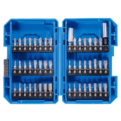 Набор вставок (бит) 1/4", HEX, TORX, SQUARE, Phillips, Pozidriv, Slotted, 49 предметов KING TONY 1049CQ