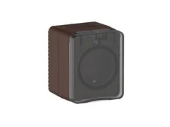 Розетка с крышкой IP54 Systeme Electric AtlasDesign Profi54 Коричневый ATN546045