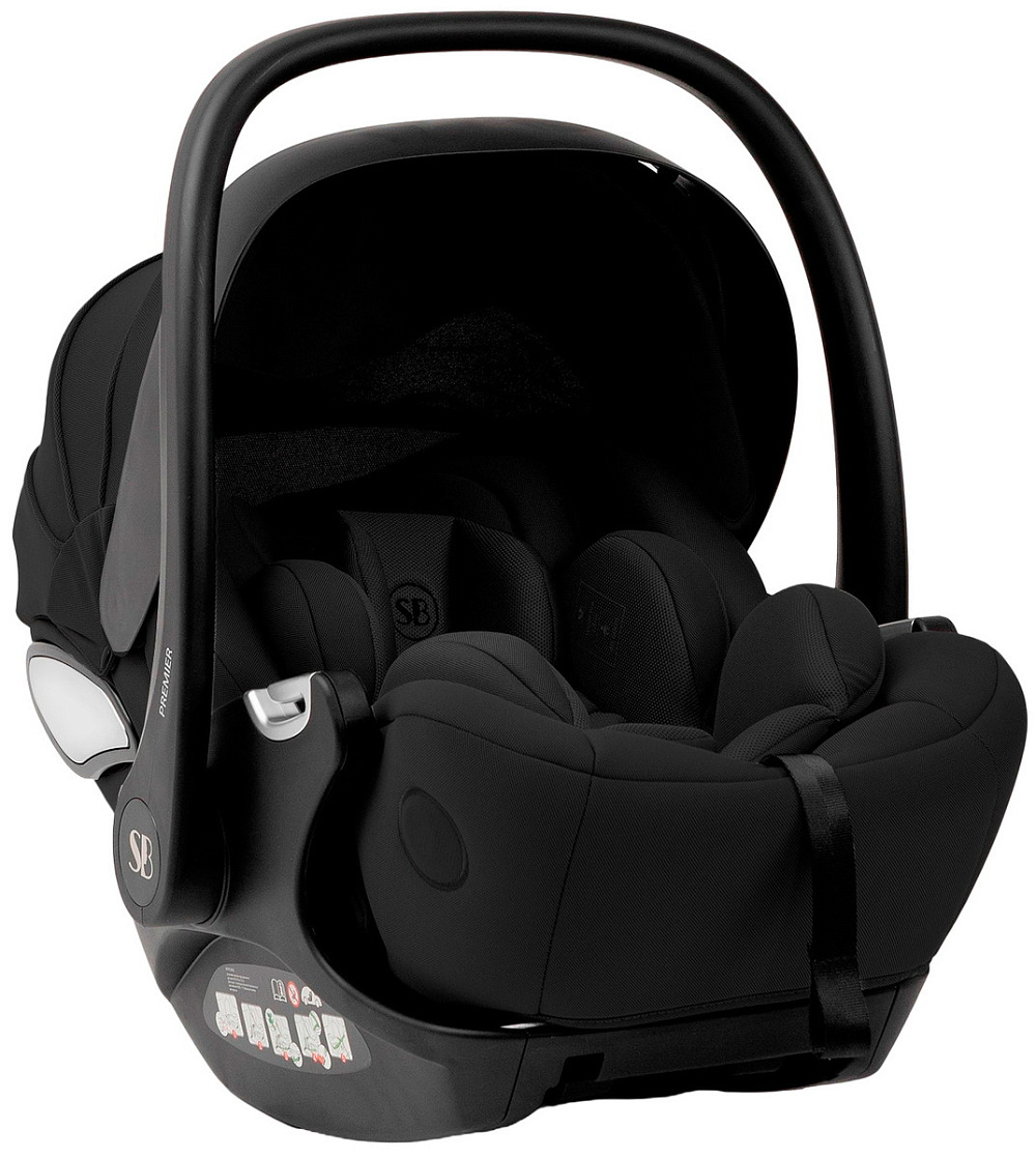 Коляска 3 в 1 Sweet Baby SBL Elegante Pro + автокресло Premier Black Dark Grey