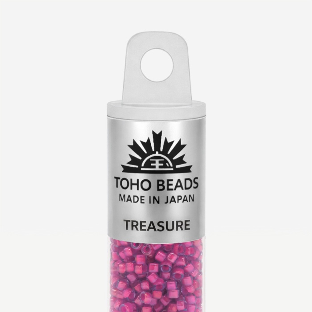 Японский бисер TOHO Treasure (№980), окрашенный изнутри глянцевый
