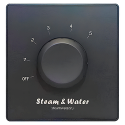 Настенный регулятор громкости звука настенный Steam&water SOUND CONTROL Gray 230 (Цвет серый, 5 уровней громкости, 4-8 Ом, 30W)