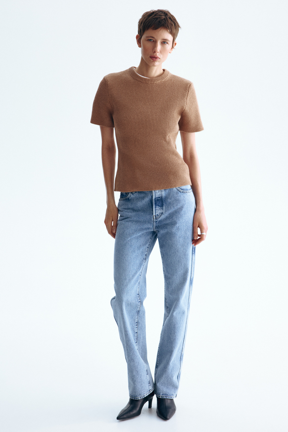 Футболка из смеси с шерстью - H&M