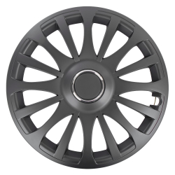 Колпаки R16 Sapphire 4шт (черно-матовые) ABS-пластик ARNEZI A0702038