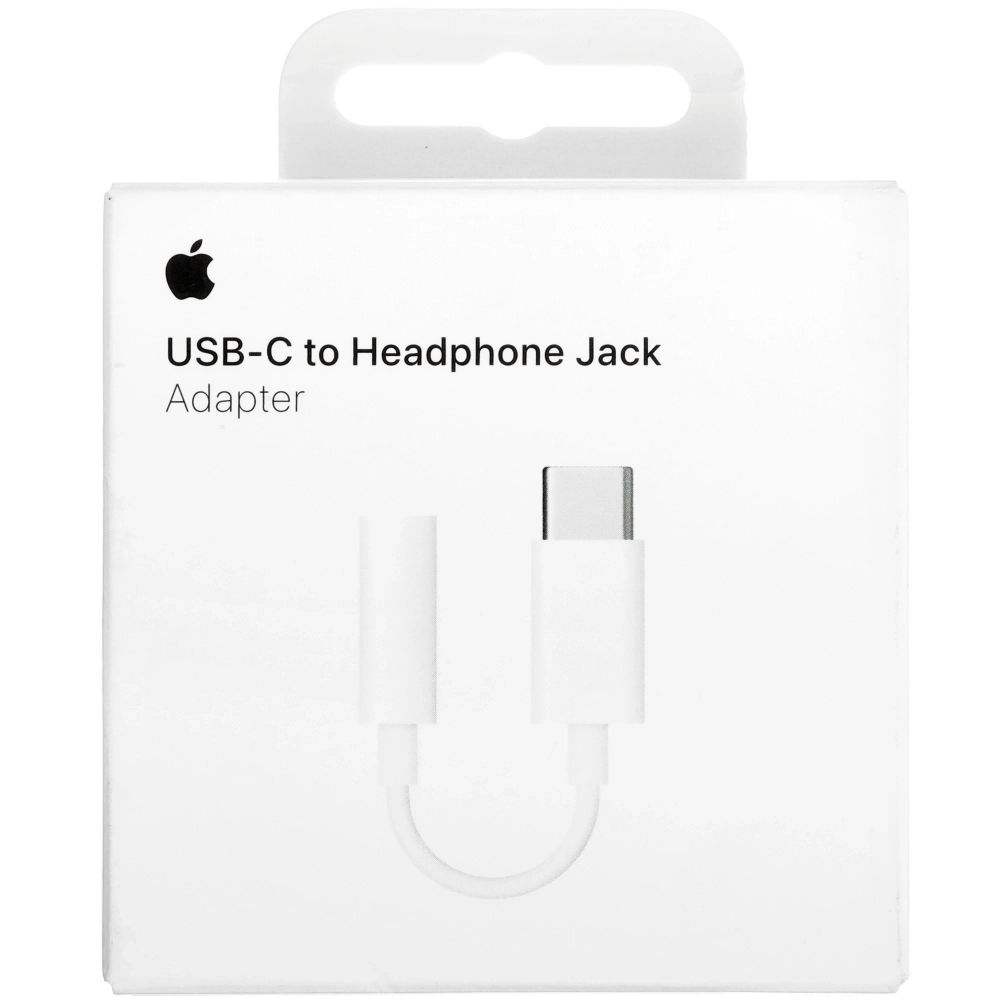 Переходник Apple MW2Q3ZM/A USB Type-C - jack 3.5 мм белый