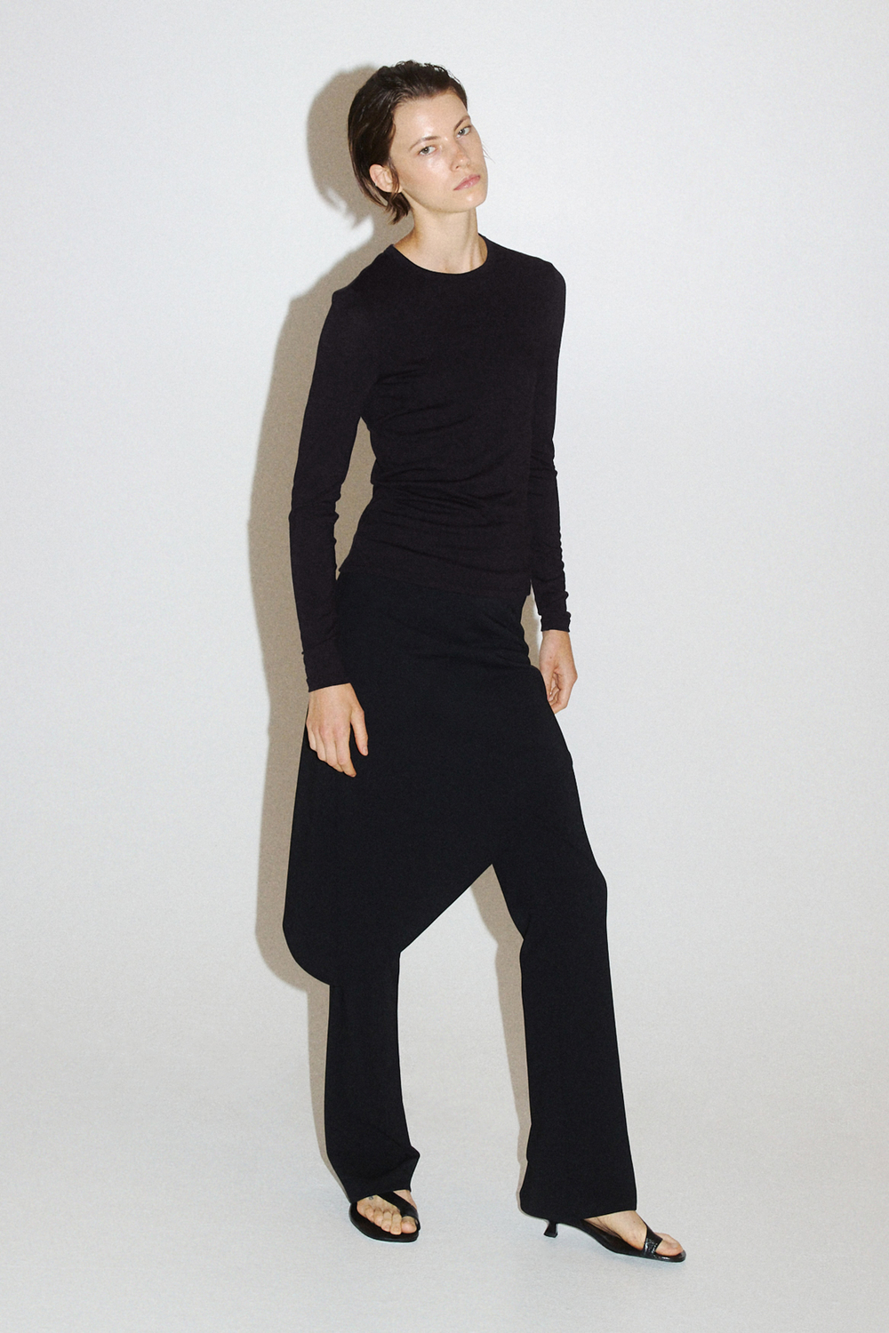 Утепляющий топ Slim Fit с длинными рукавами - H&M