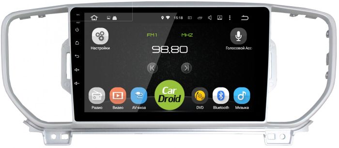 Магнитола для KIA Sportage 2016-2018 - Airok RM-2319 Android 12, SIM-слот