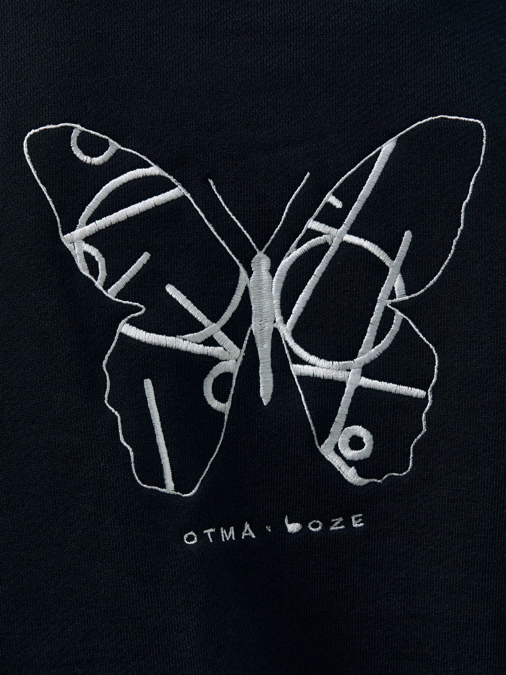 Худи на молнии "OTMA x BOZE"