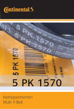 Ремень генератора Continental 5PK1570
