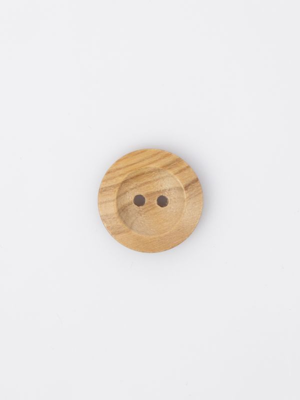 Пуговицы дерево 2 прокола Concept Button of Olive Wood, размер 32, цвет NAT, 15 шт