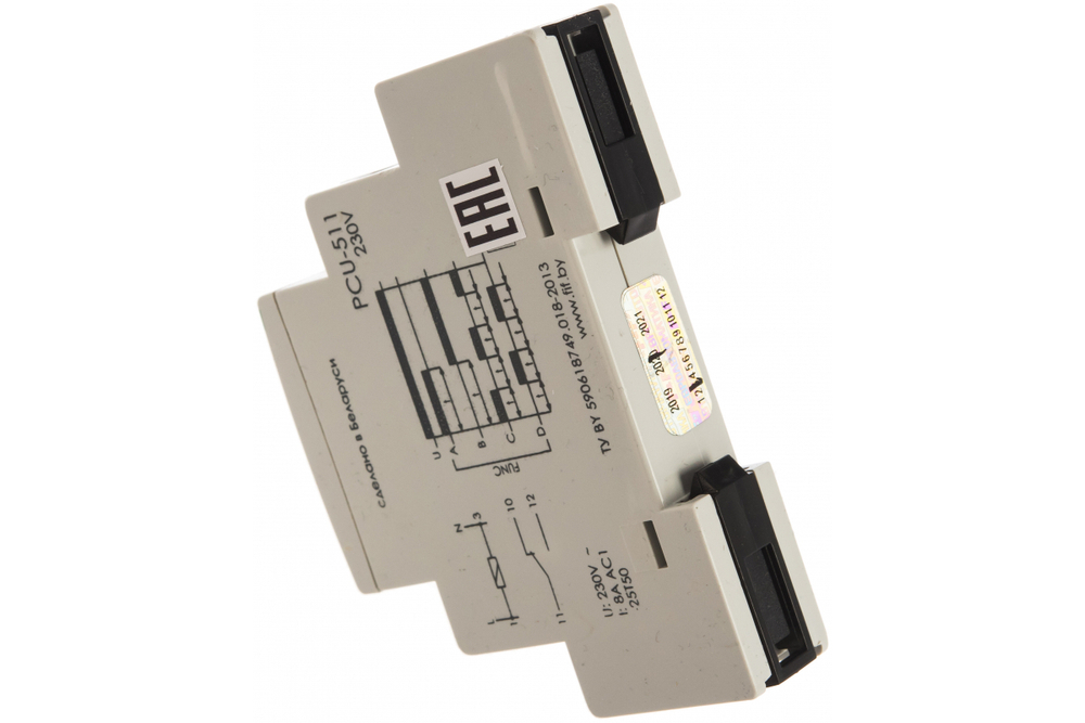 Реле времени PCU-511 8А 230В 1 перекл. IP20. многофункц. (диап. врем. 0,1-2073600с)