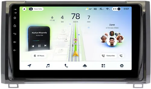 Магнитола для Toyota Tundra 2 2013-2022 - Teyes CC4L-DTS монитор 9" IPS, Android 14, Быстрая, Snapdragon 662, CarPlay, 4G SIM-слот