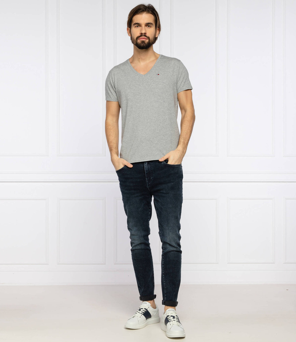 футболка tjm original jersey Tommy Jeans - серый(DM0DM04410)