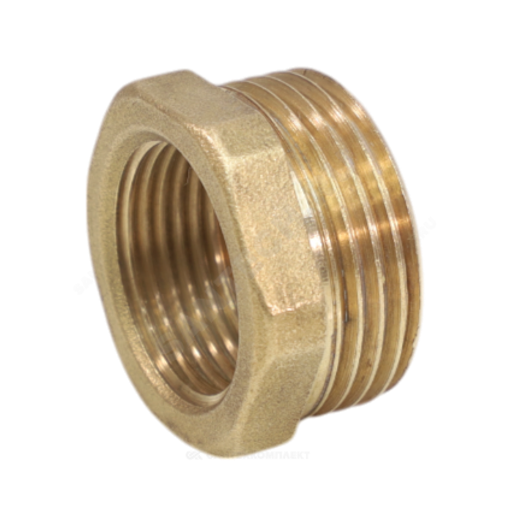 Футорка латунь Ду 25х20 (1"х3/4") НР/ВР VALFEX VF.581.L.100.034